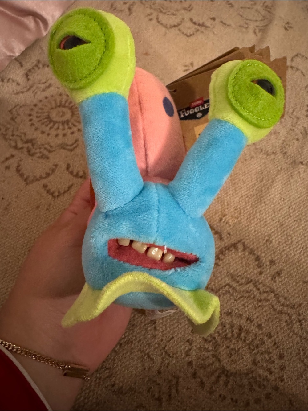 SpongeBob Squarepants Plush - Blue, Green & Pink Eye-Stalk Character